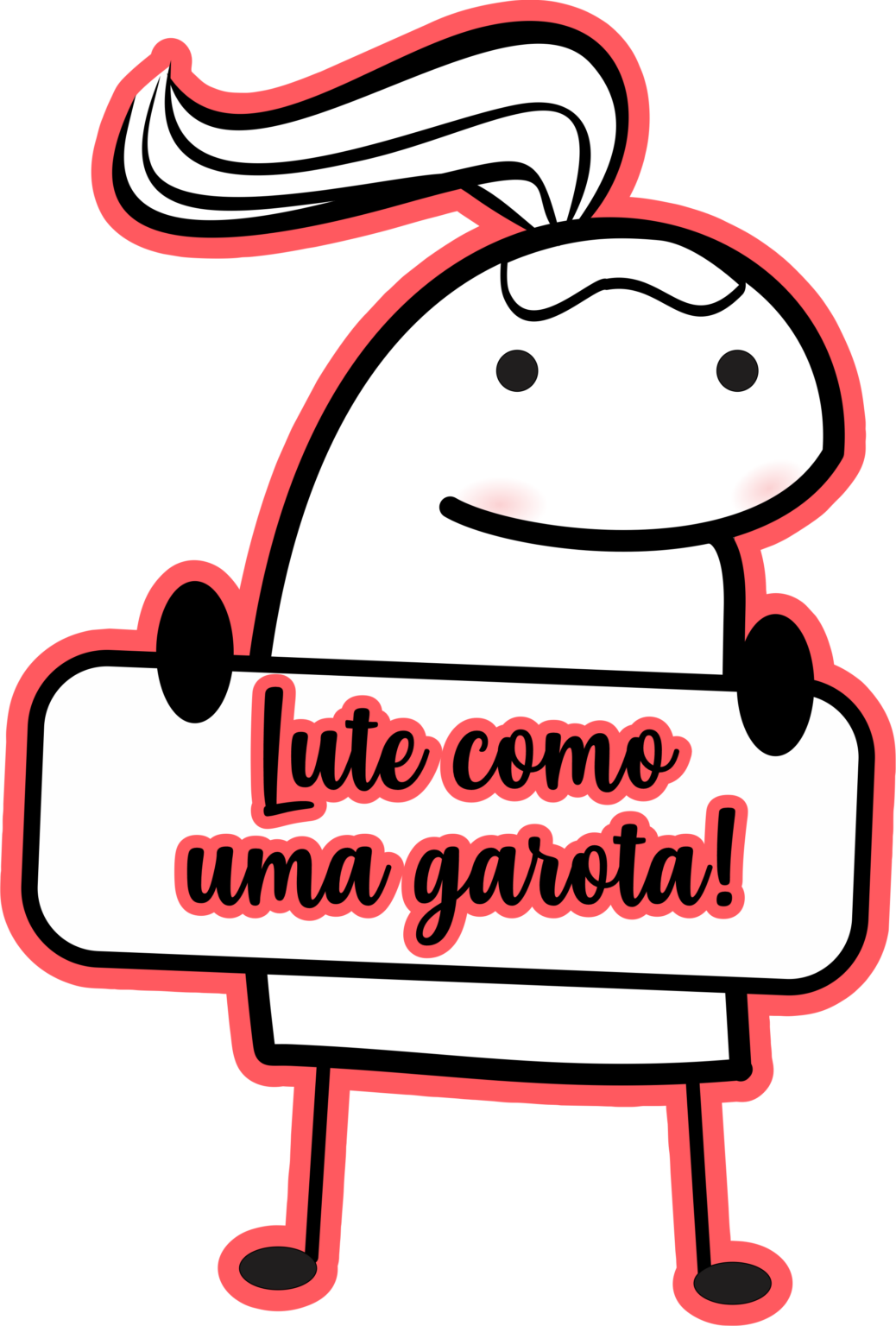 Pack De Imagens Flork Menina Figurinhas Engraçadas Png