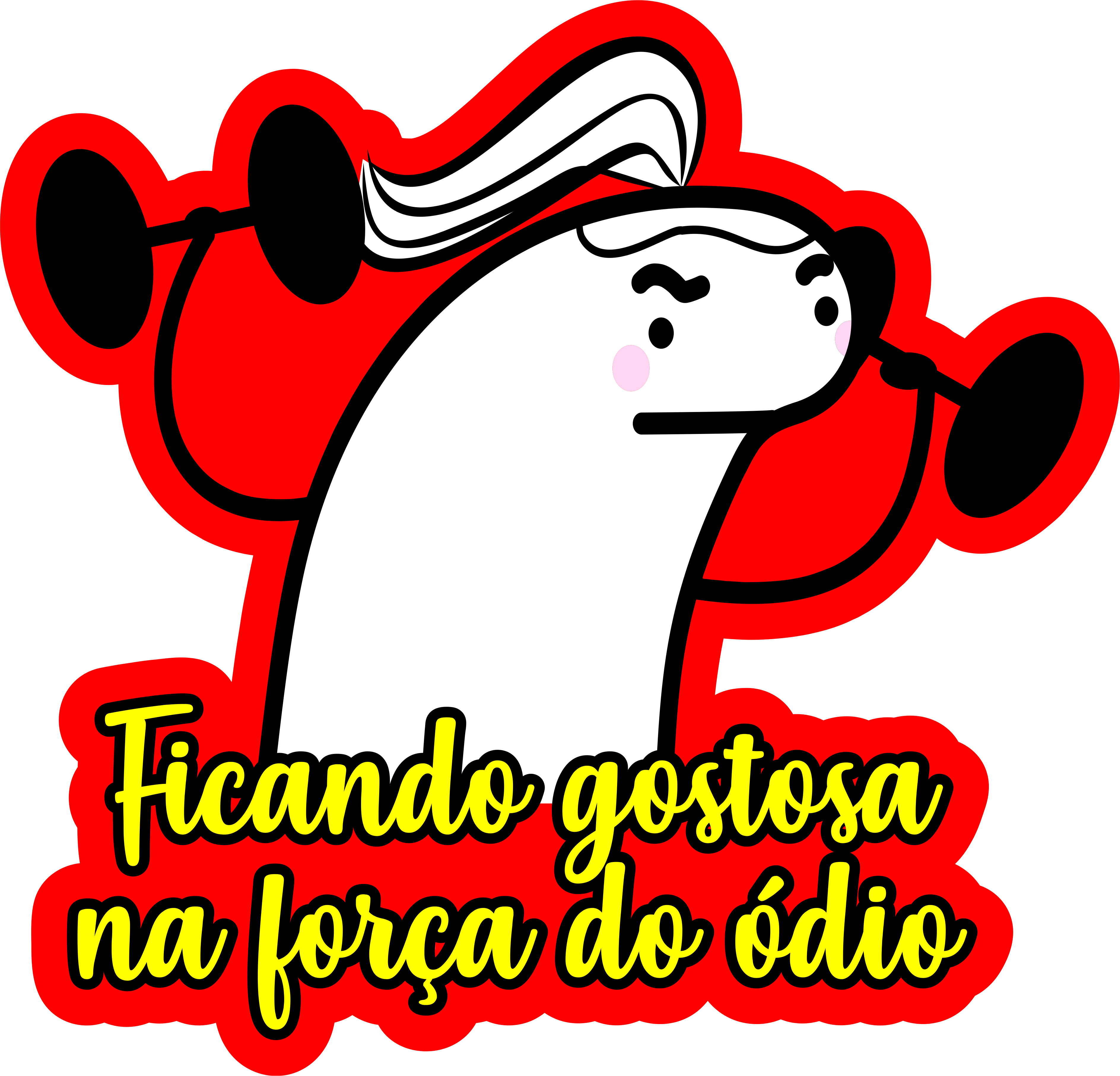 Desenho engraçado rabisco aniversário mocinha flork of cows png