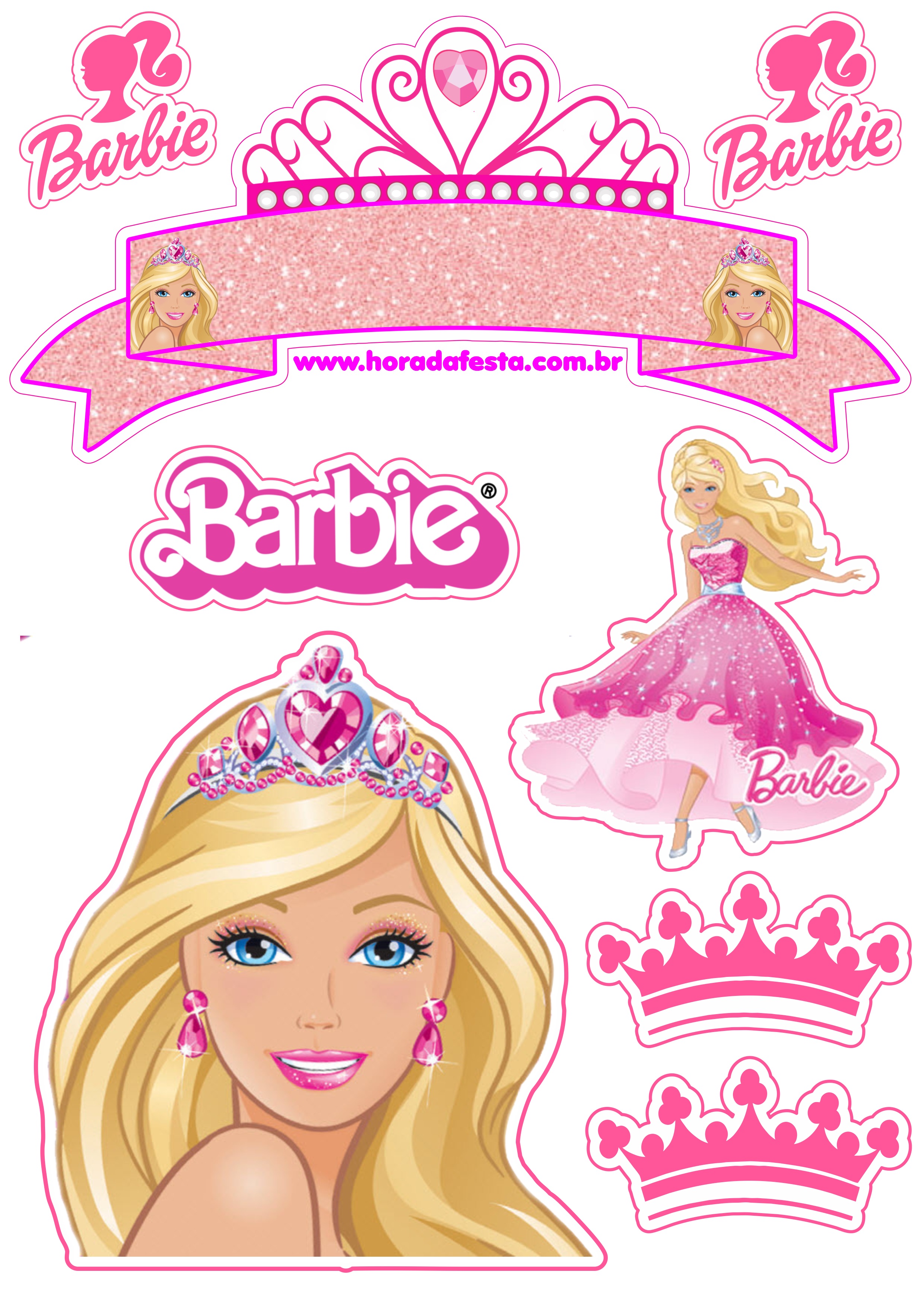 Top Ideias de Bolo Decorado da BARBIE - Ideias de bolo decorado tema da  Barbie Girl em 2023