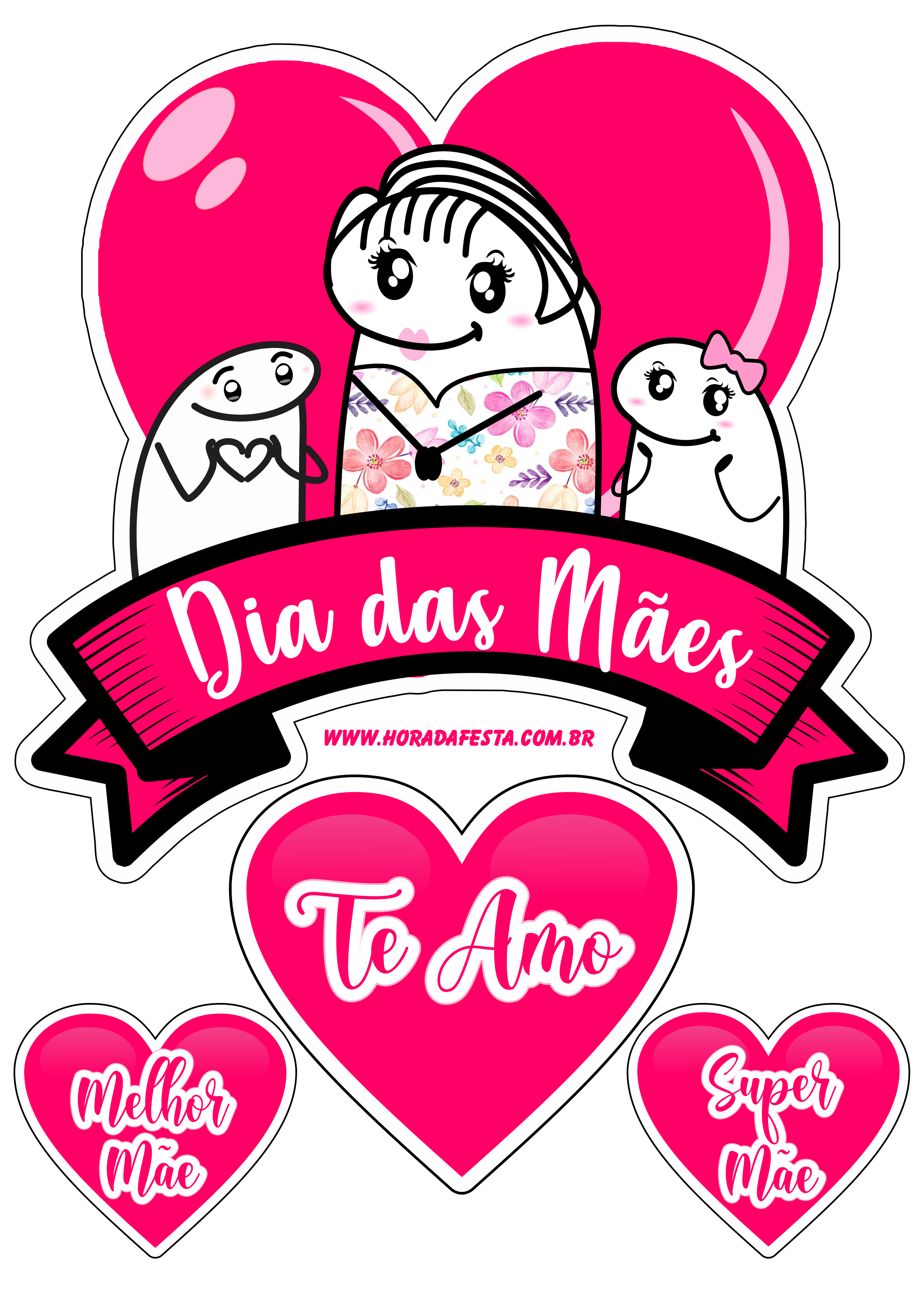 Topo Flork  Dia das mães engraçadas, Desenhos de feliz