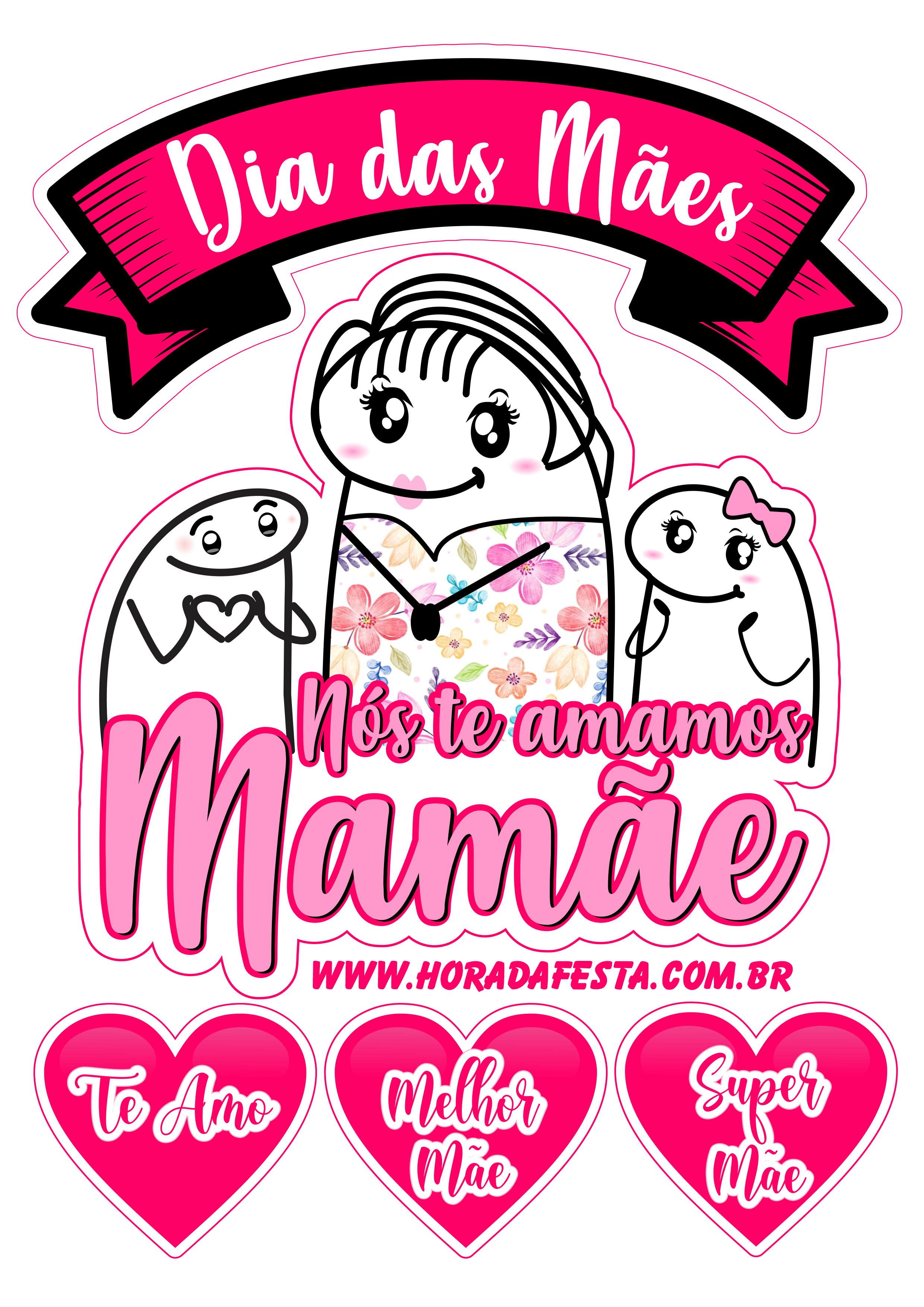 Topo Flork  Dia das mães engraçadas, Desenhos de feliz