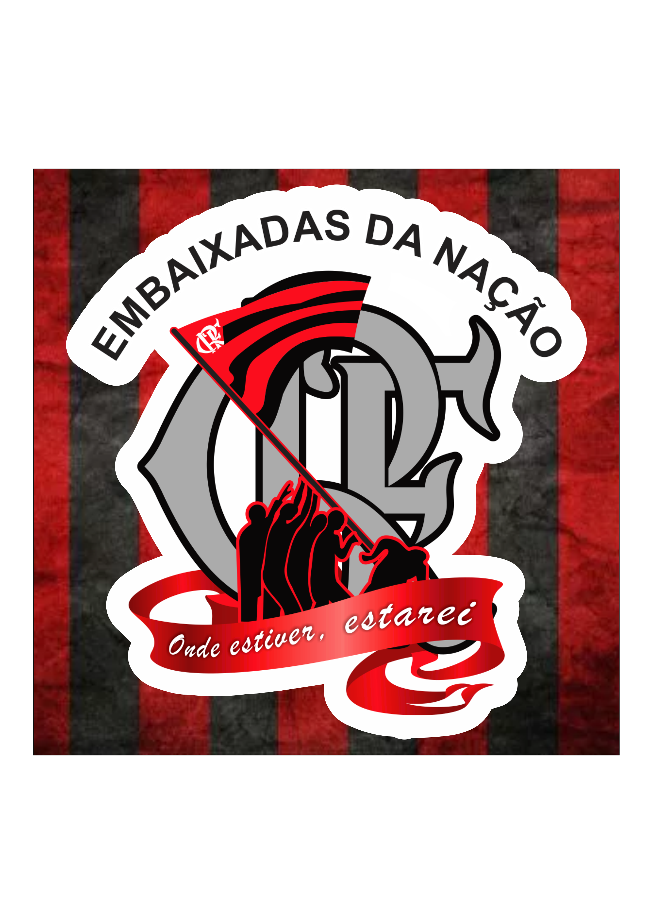 Flamengo torcida rubro negra tag adesivo etiqueta display png