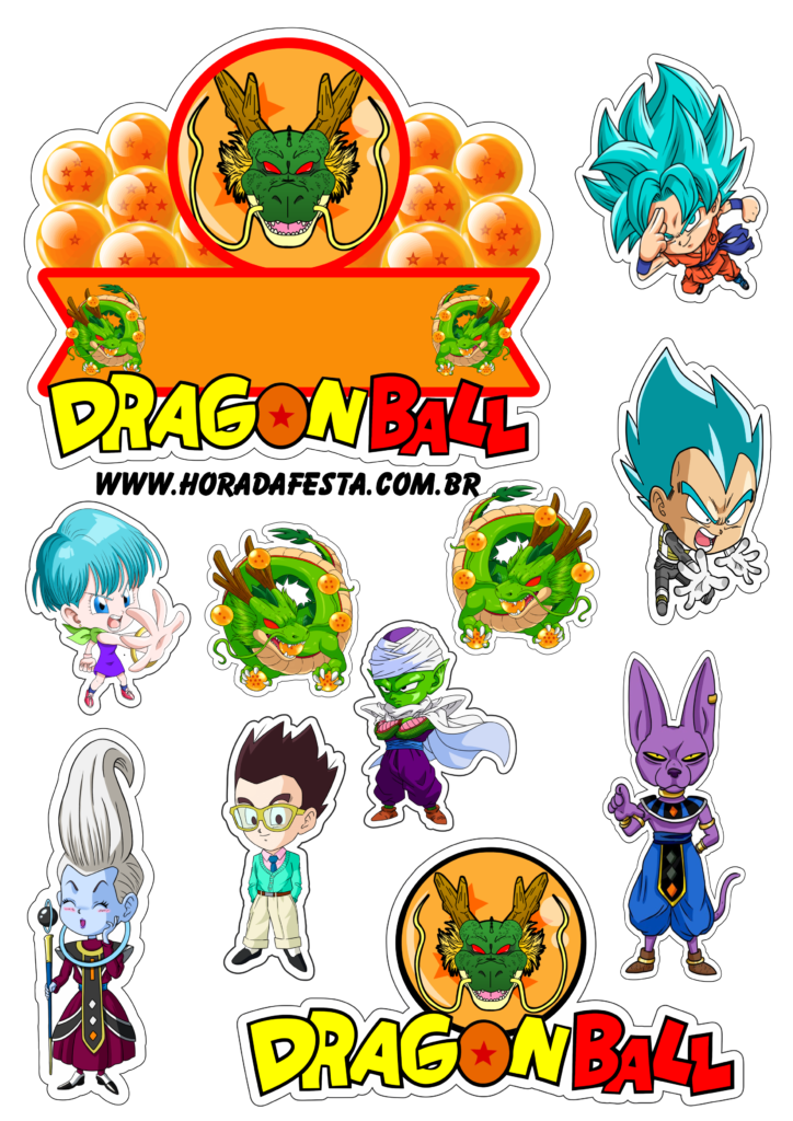 Dragon ball z esferas do dragão Shenlong desenho infantil fundo  transparente design grátis png