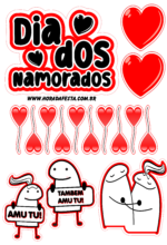 Flork dia dos namorados figurinha whatsapp casal apaixonado png