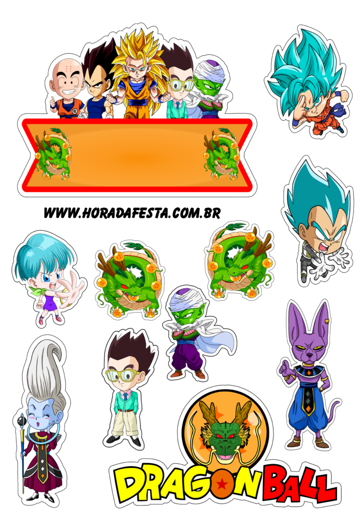 Dragon ball z super Goku cute desenho infantil anime fundo transparente  pack de imagens png