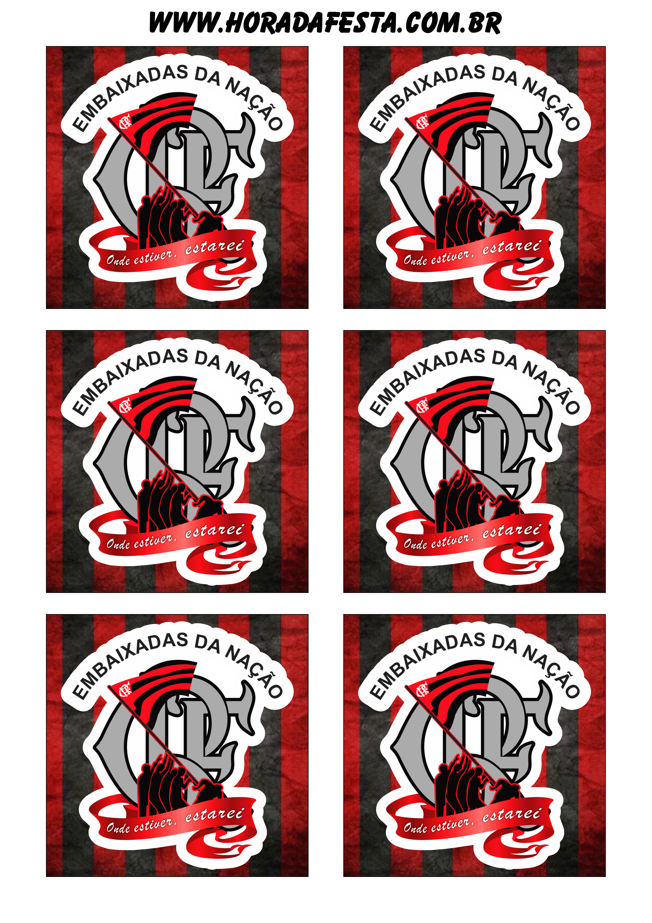 Flamengo torcida rubro negra tag adesivo etiqueta 6 imagens png