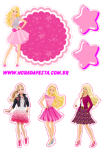 Festa pronta 10 lindos topos de bolo com tema Barbie para deixar seu bolo  incrivelmente lindo