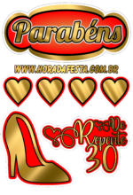 horadafesta-topo-de-bolo-dourado-com-coracoes