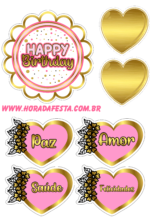 horadafesta-topo-de-bolo-happy-birthday-dourado-com-rosa11