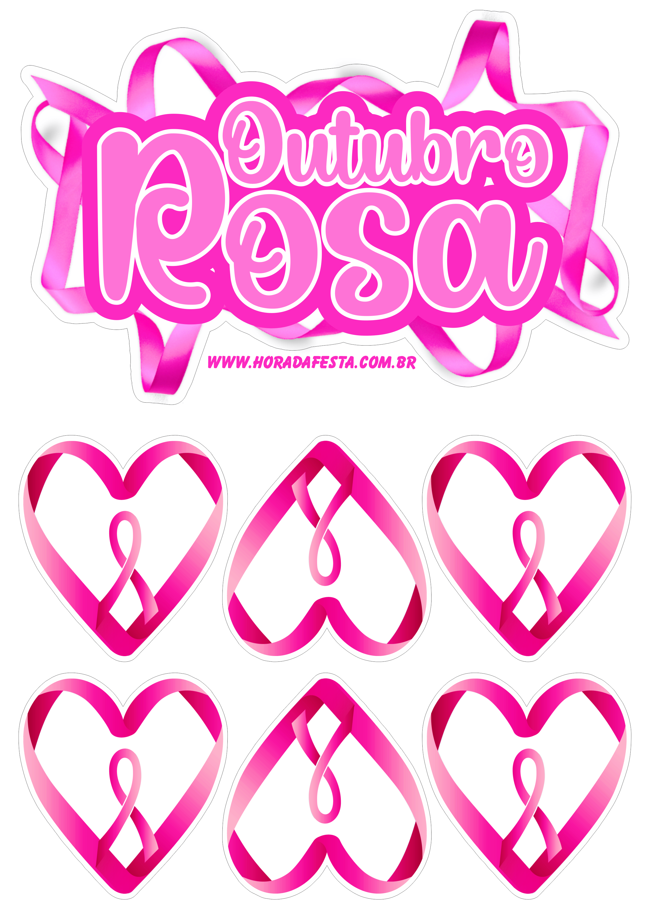 Kit Topo Topper De Bolo Luxo Feminino Rosas Personalizado