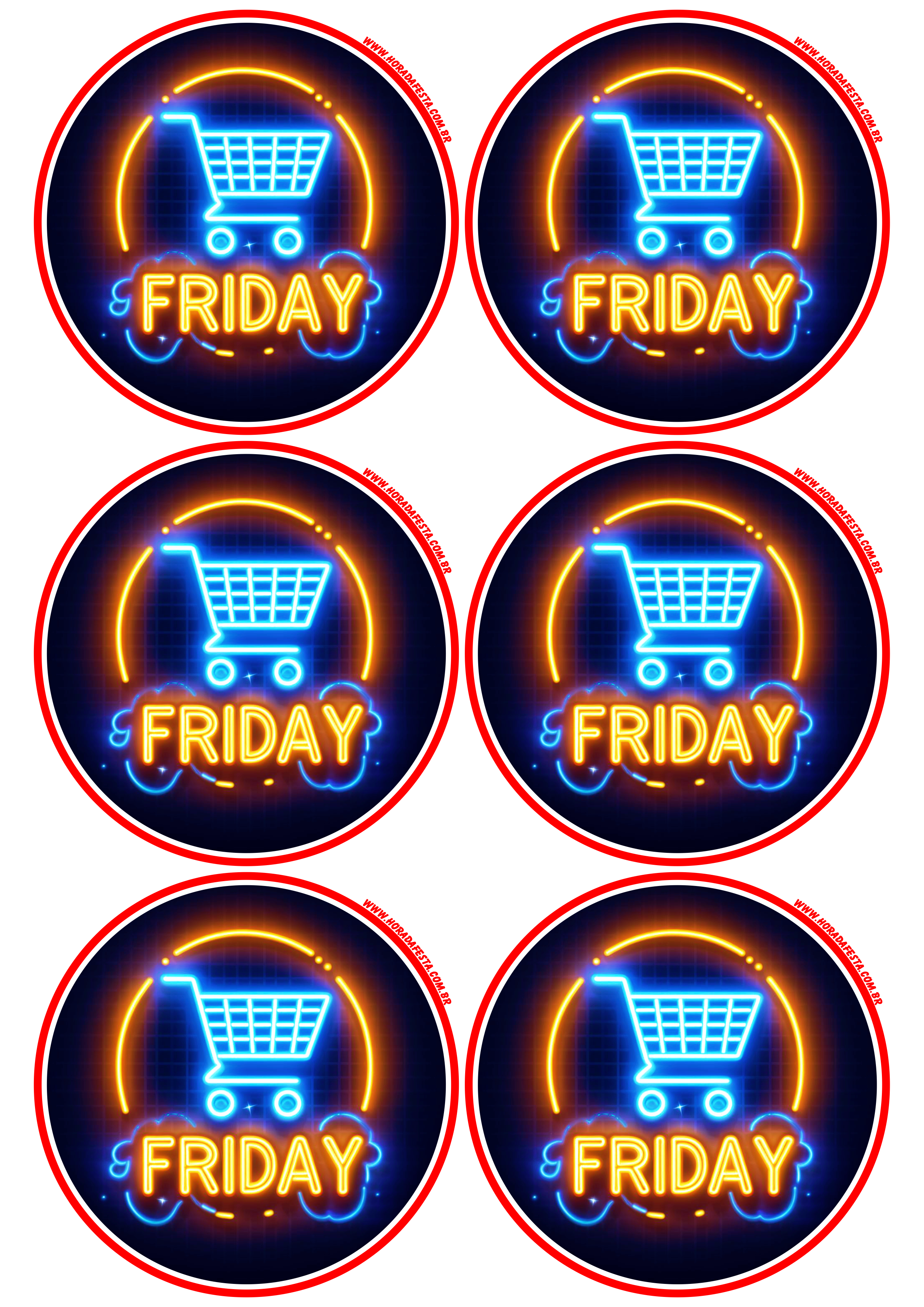 Black Friday adesivo redondo tag sticker 6 imagens png