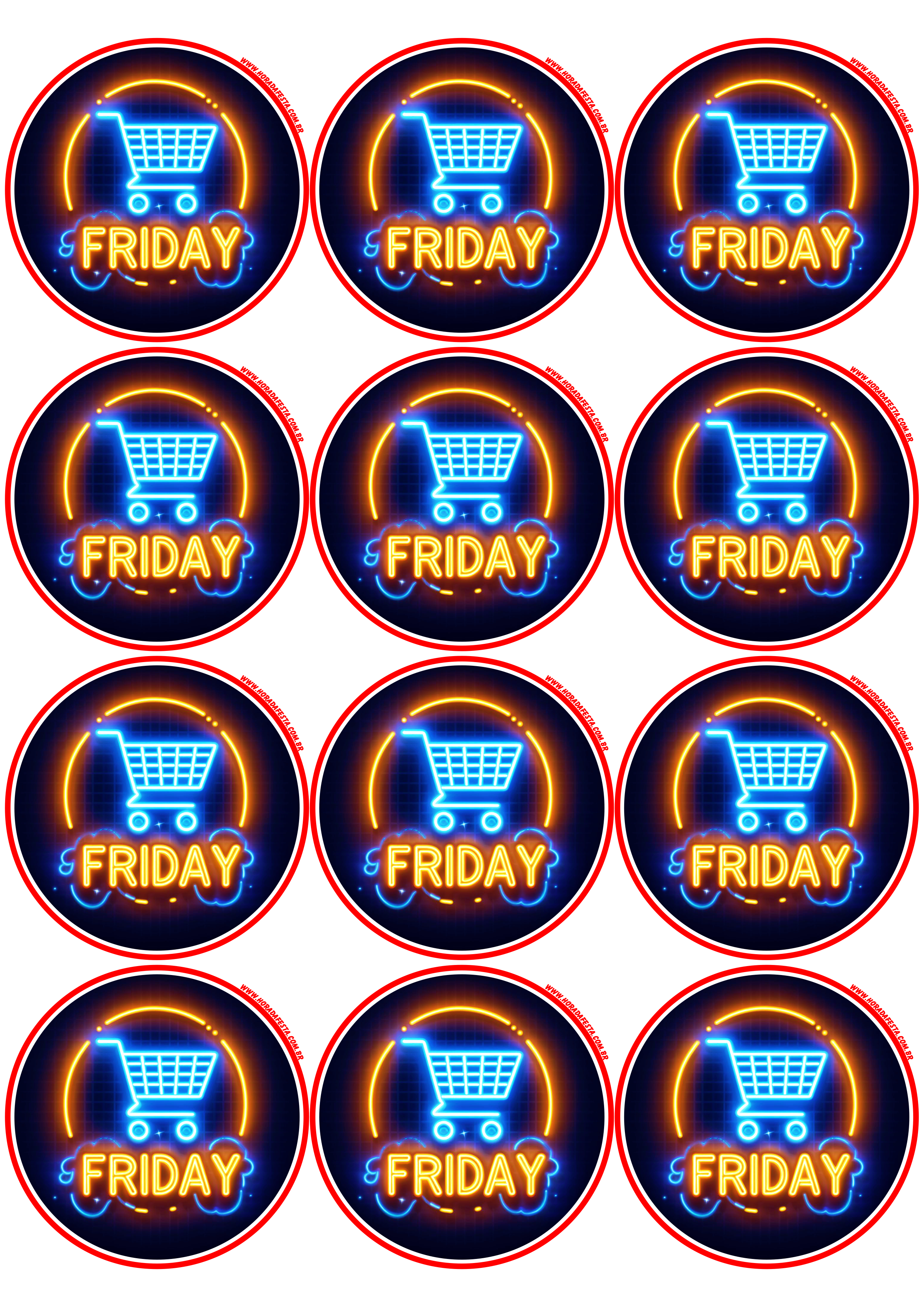 Black Friday adesivo redondo tag sticker 12 imagens png