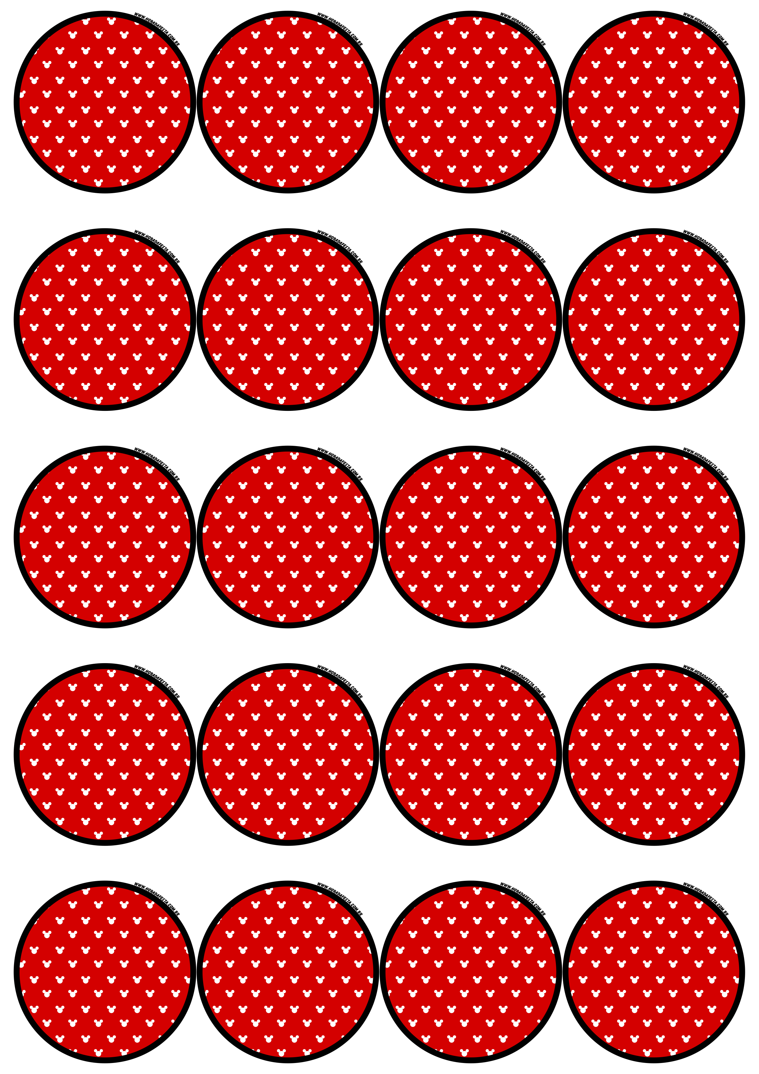 Mickey Mouse Disney adesivo redondo tag sticker mimos de papelaria 20 imagens png