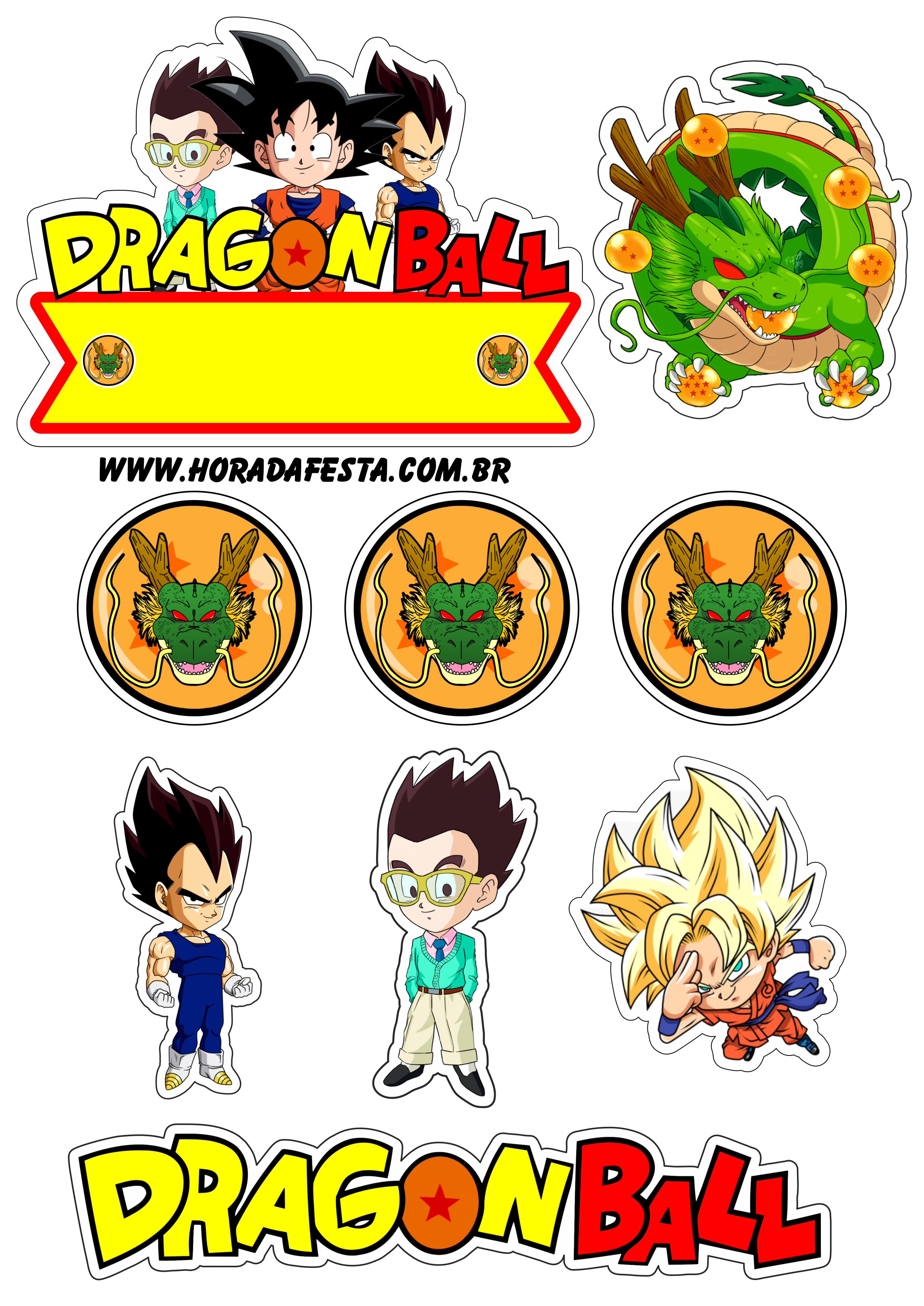 Dragon ball z super Goku saiyajin 3 cute desenho infantil anime