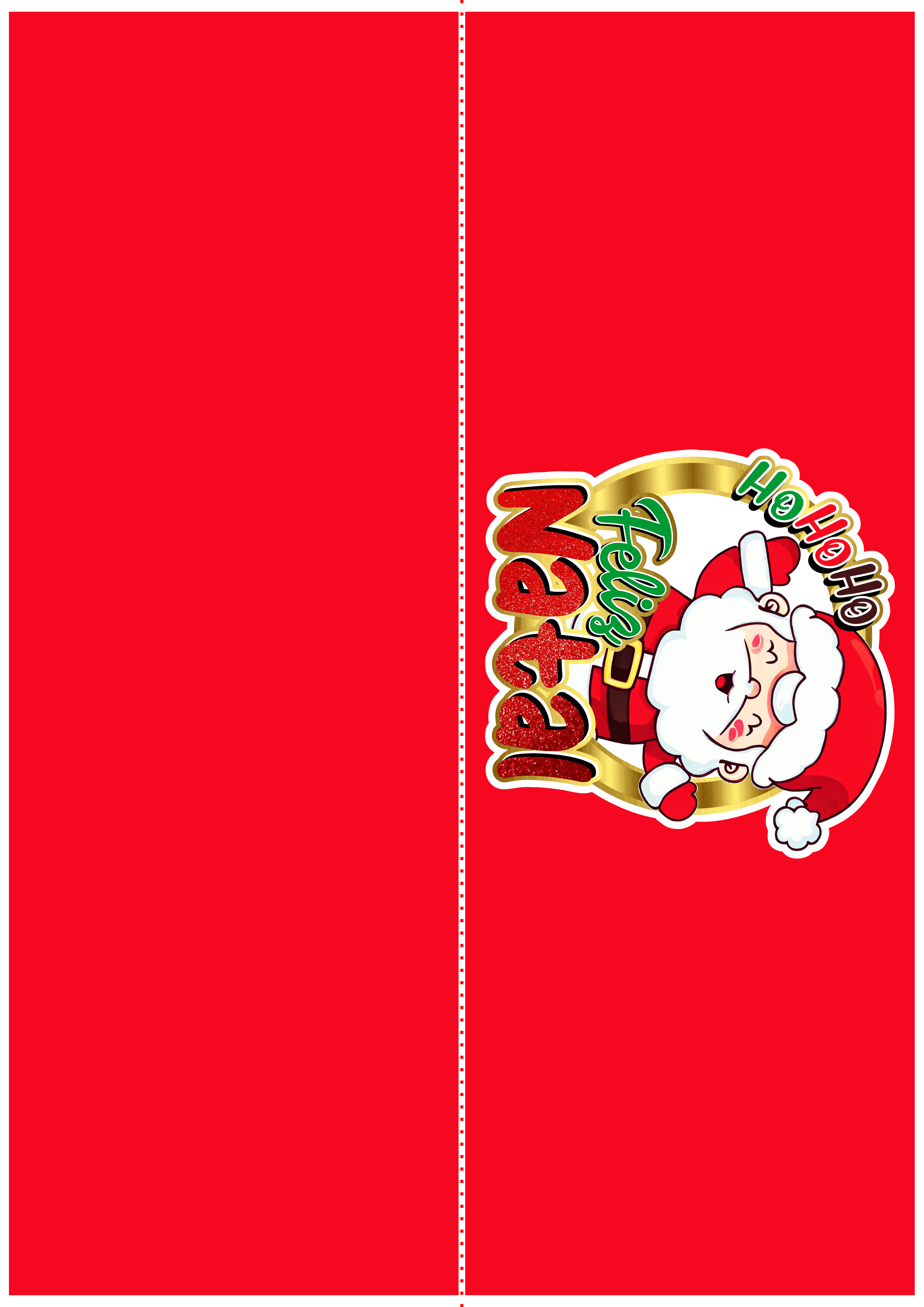 Feliz natal decoração lateral de bolo vermelho png