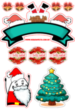 Árvore de natal desenho simples decoração natalina pack de imagens fundo  transparente png