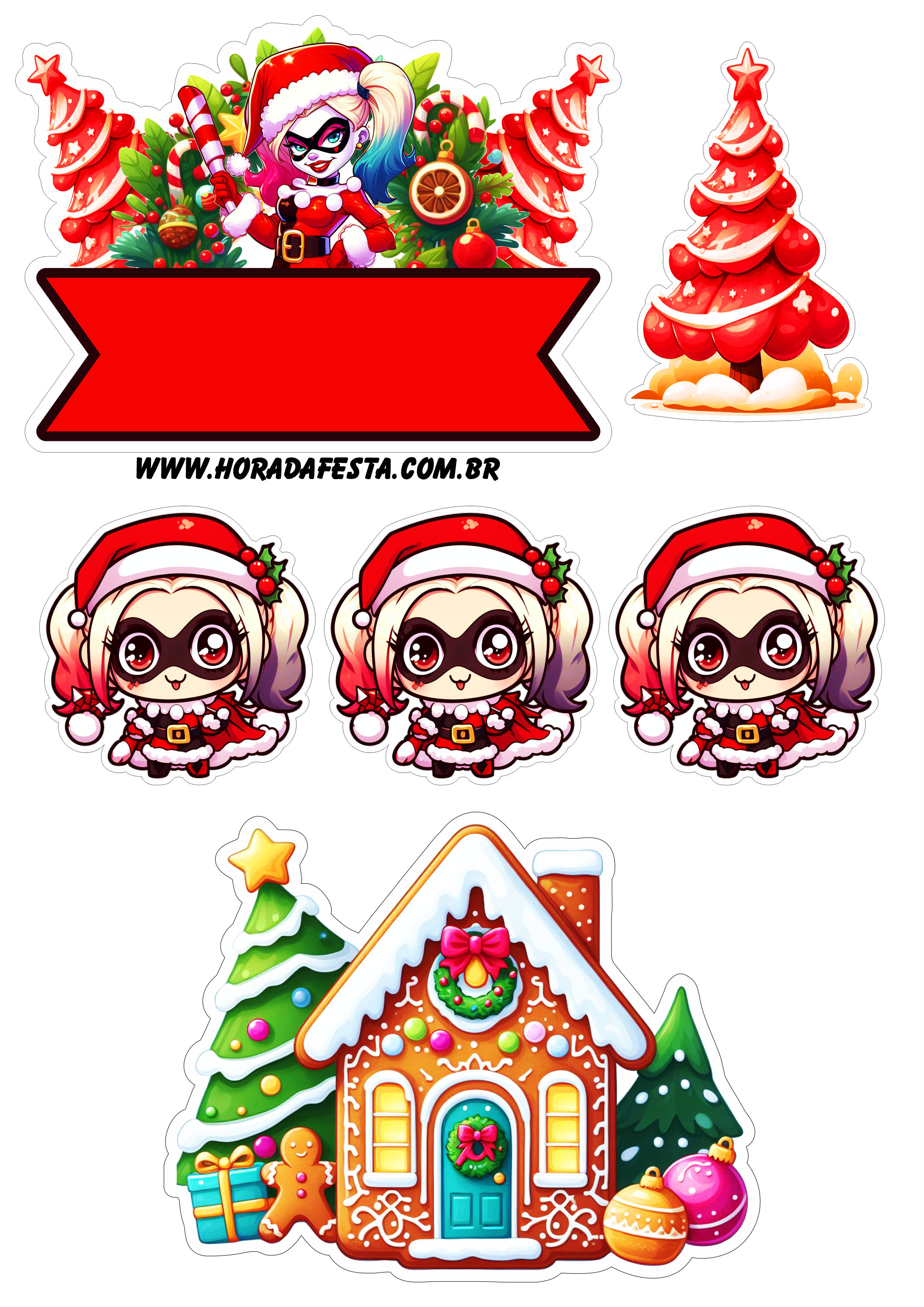 Árvore de natal desenho simples decoração natalina pack de imagens fundo  transparente png