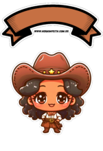 horadafesta-menina-cowboy-topo-de-bolo