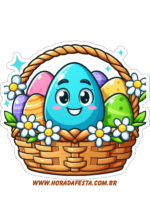 horadafesta adesivo tag sticker cesta de páscoa