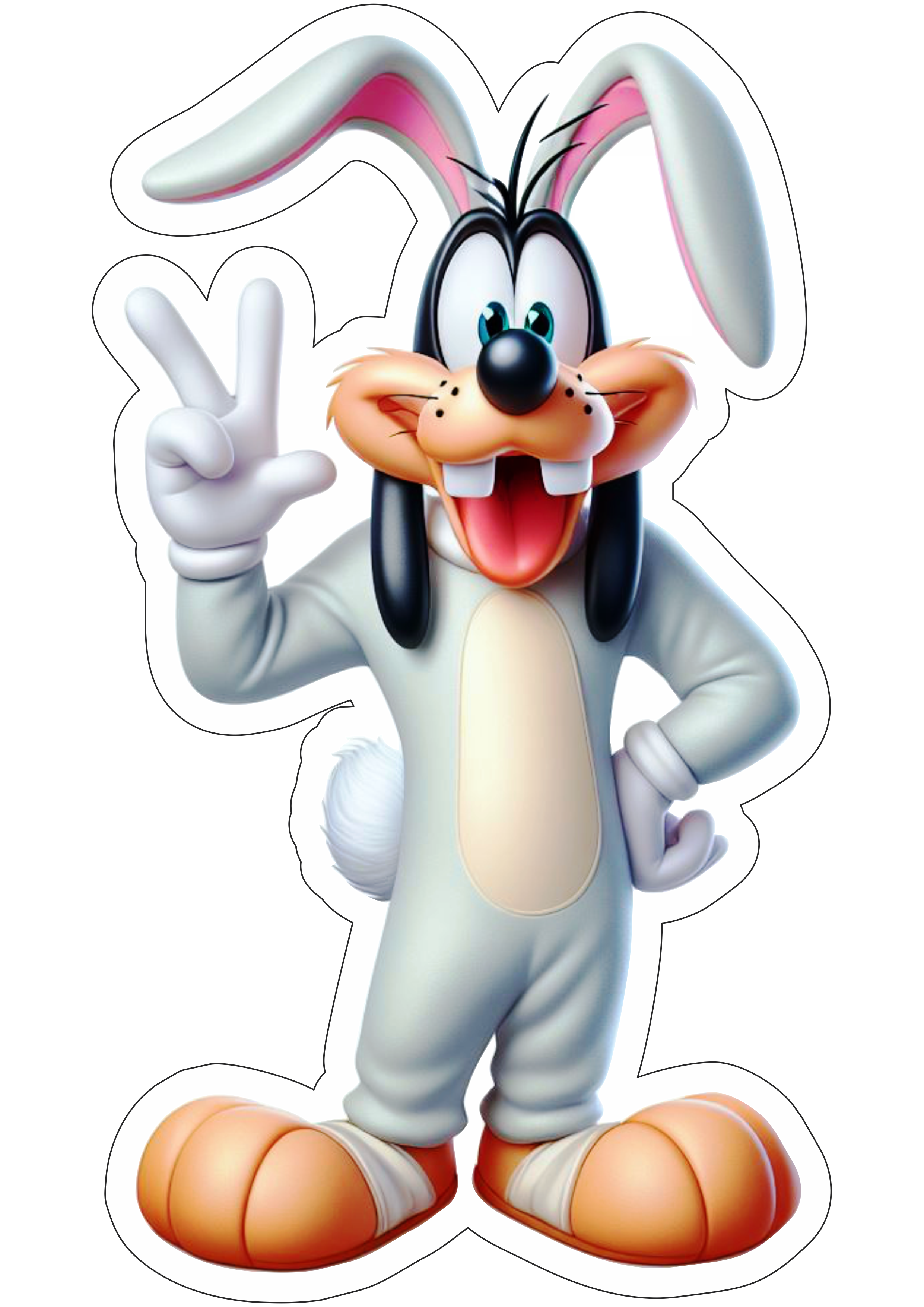 Turma do Mickey Mouse Pateta Goofy fundo transparente png