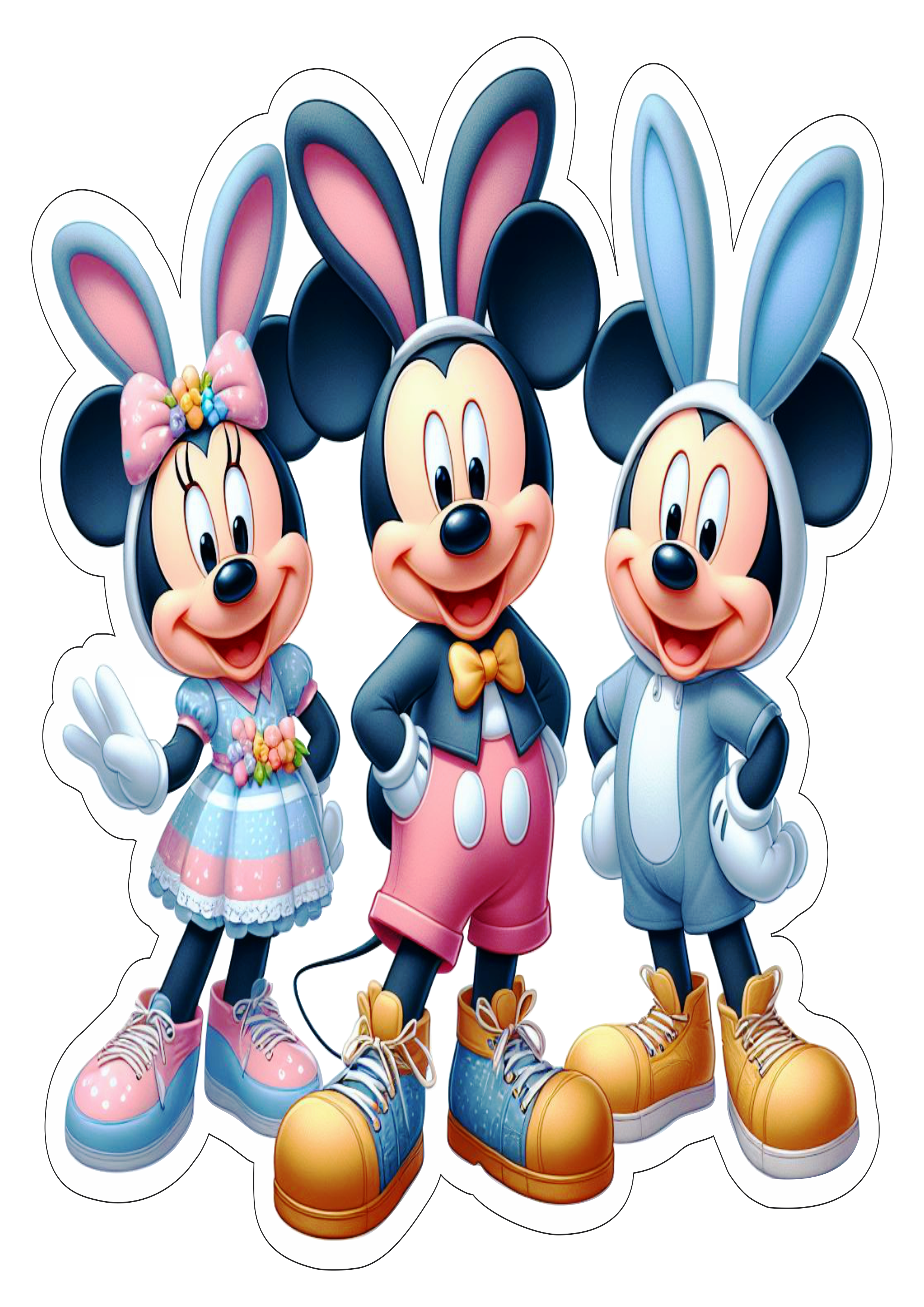 Mickey Mouse imagens de páscoa desenho infantil artes gráficas ilustração personagem png