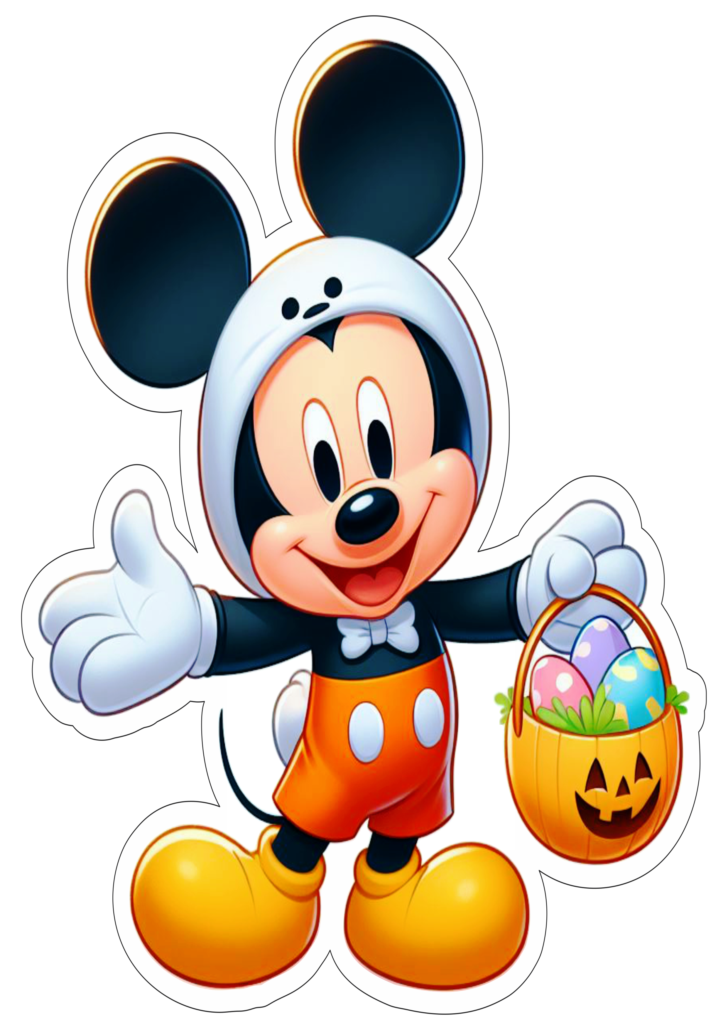 Mickey Mouse imagens de páscoa desenho infantil artes gráficas ilustração personagem disney kids clipart vetor free png