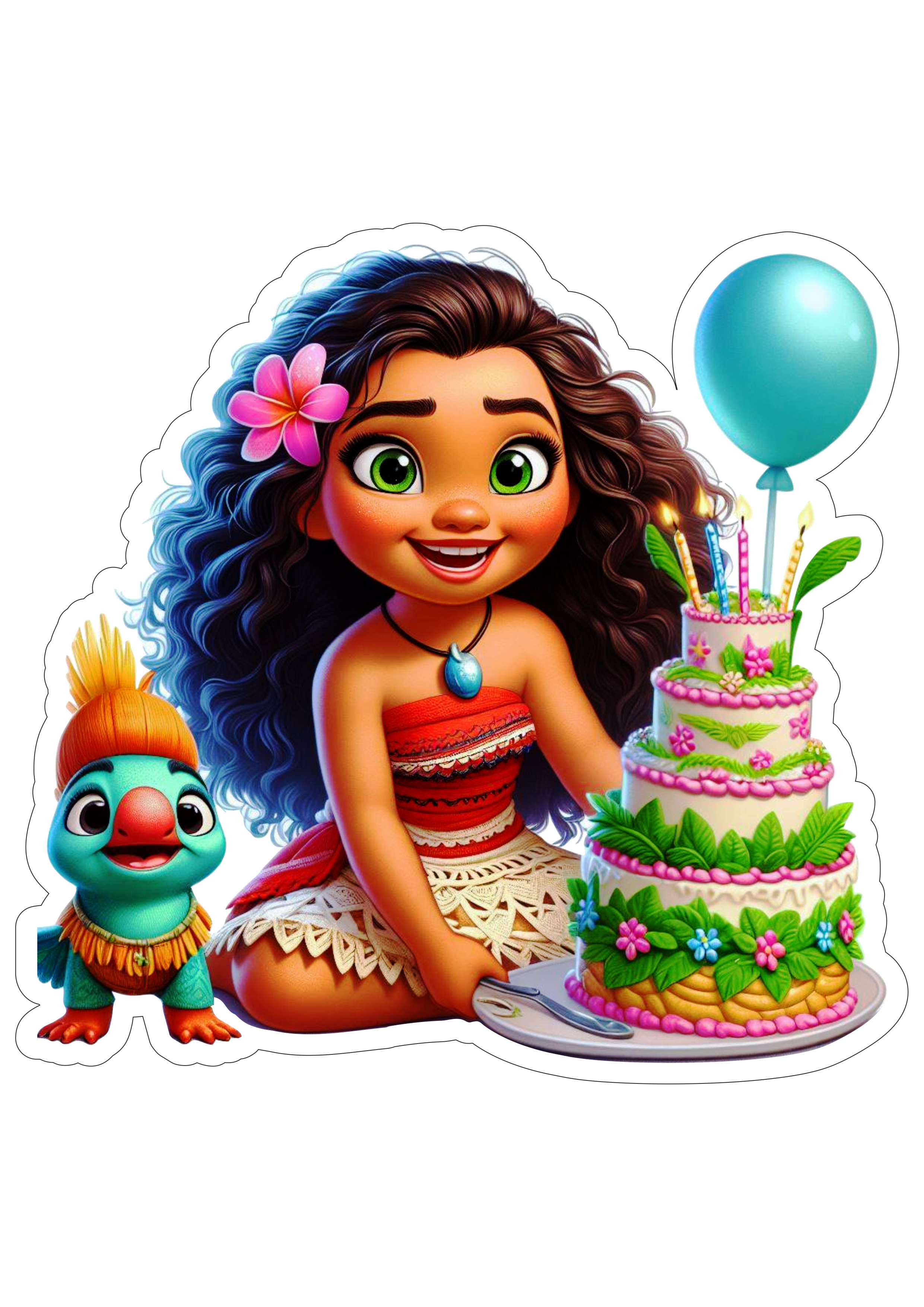 Moana animação Disney decoração de aniversário png