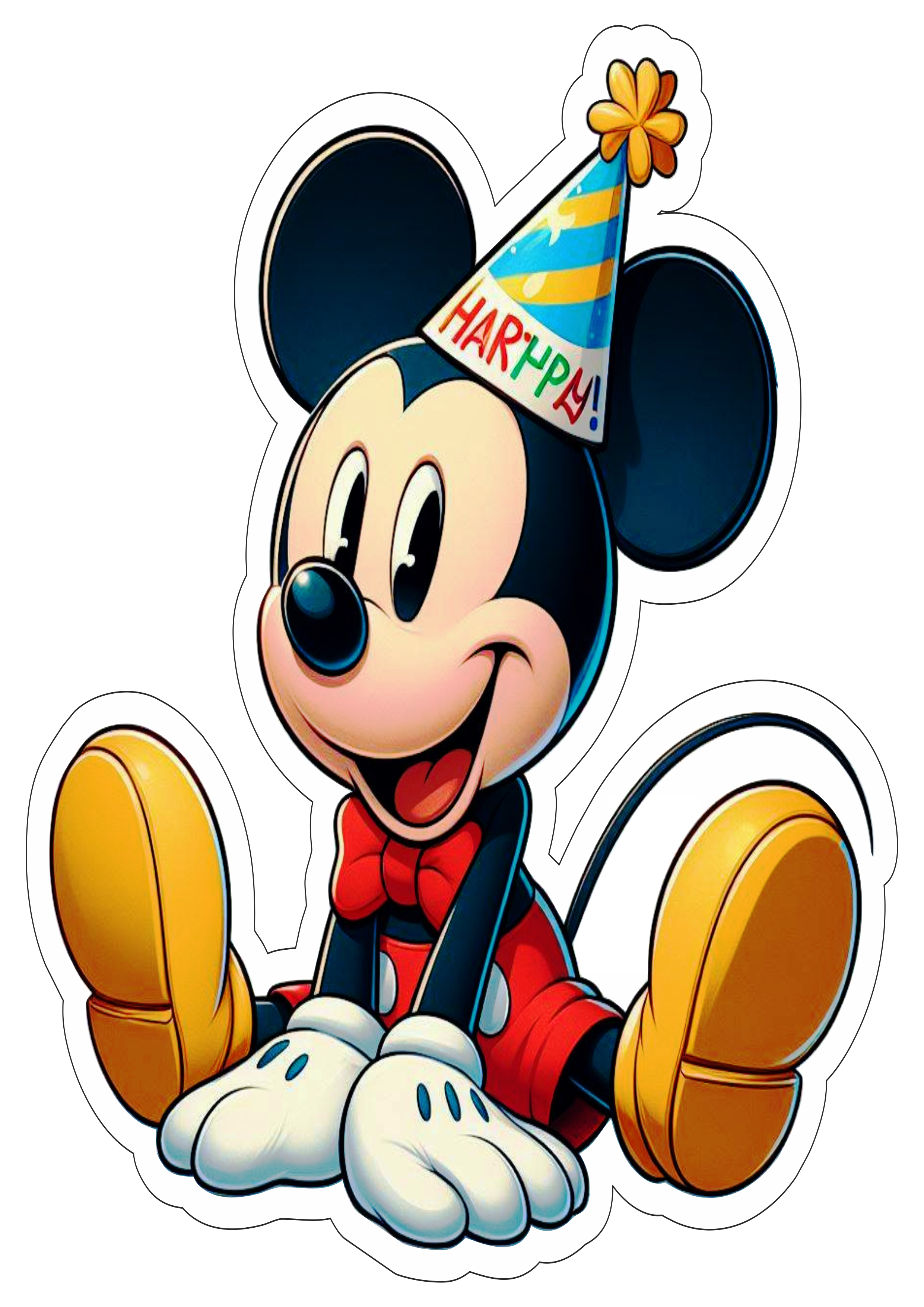 Decoração de aniversário Mickey Mouse Disney png