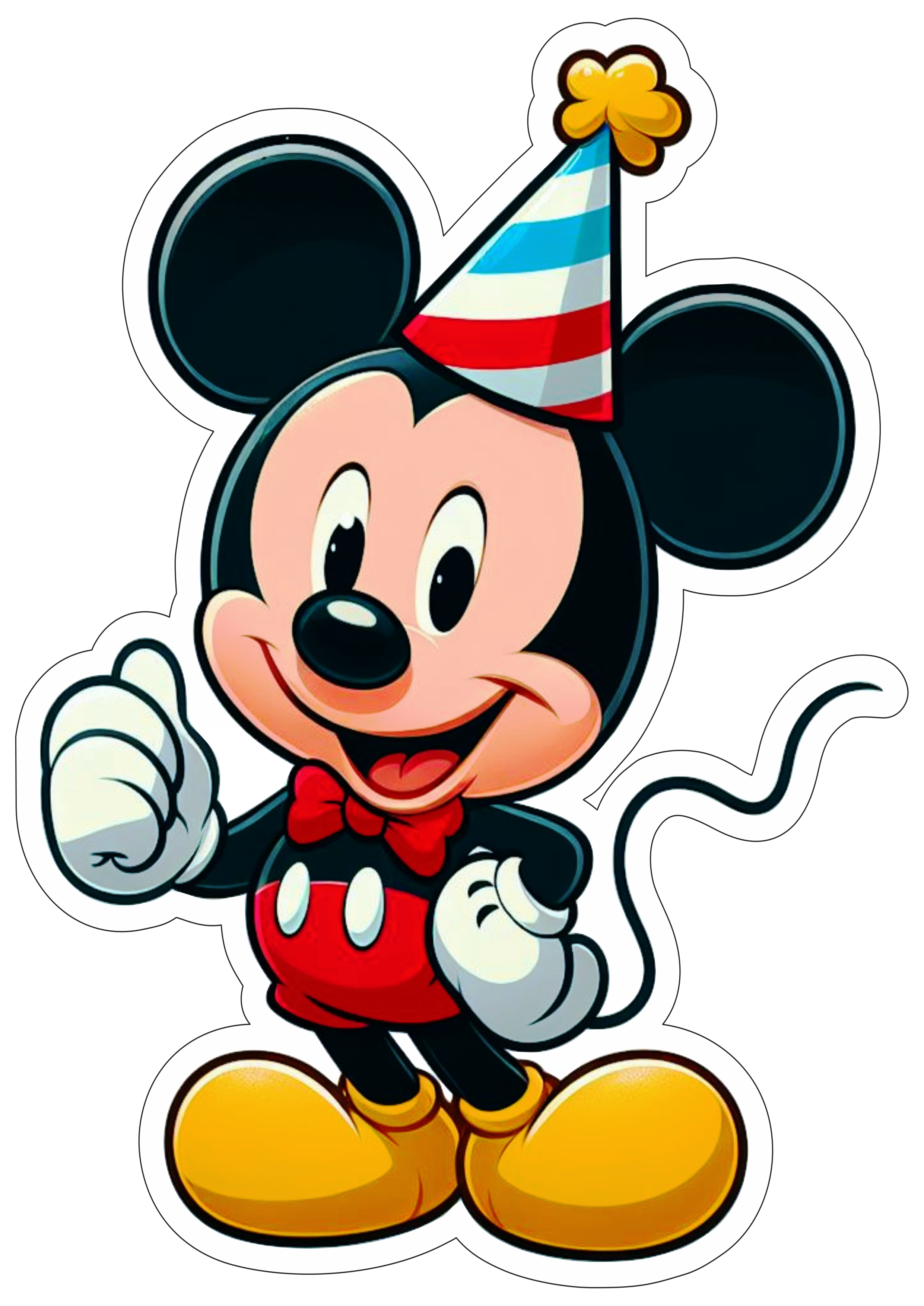 Decoração de aniversário Mickey Mouse Disney festa png