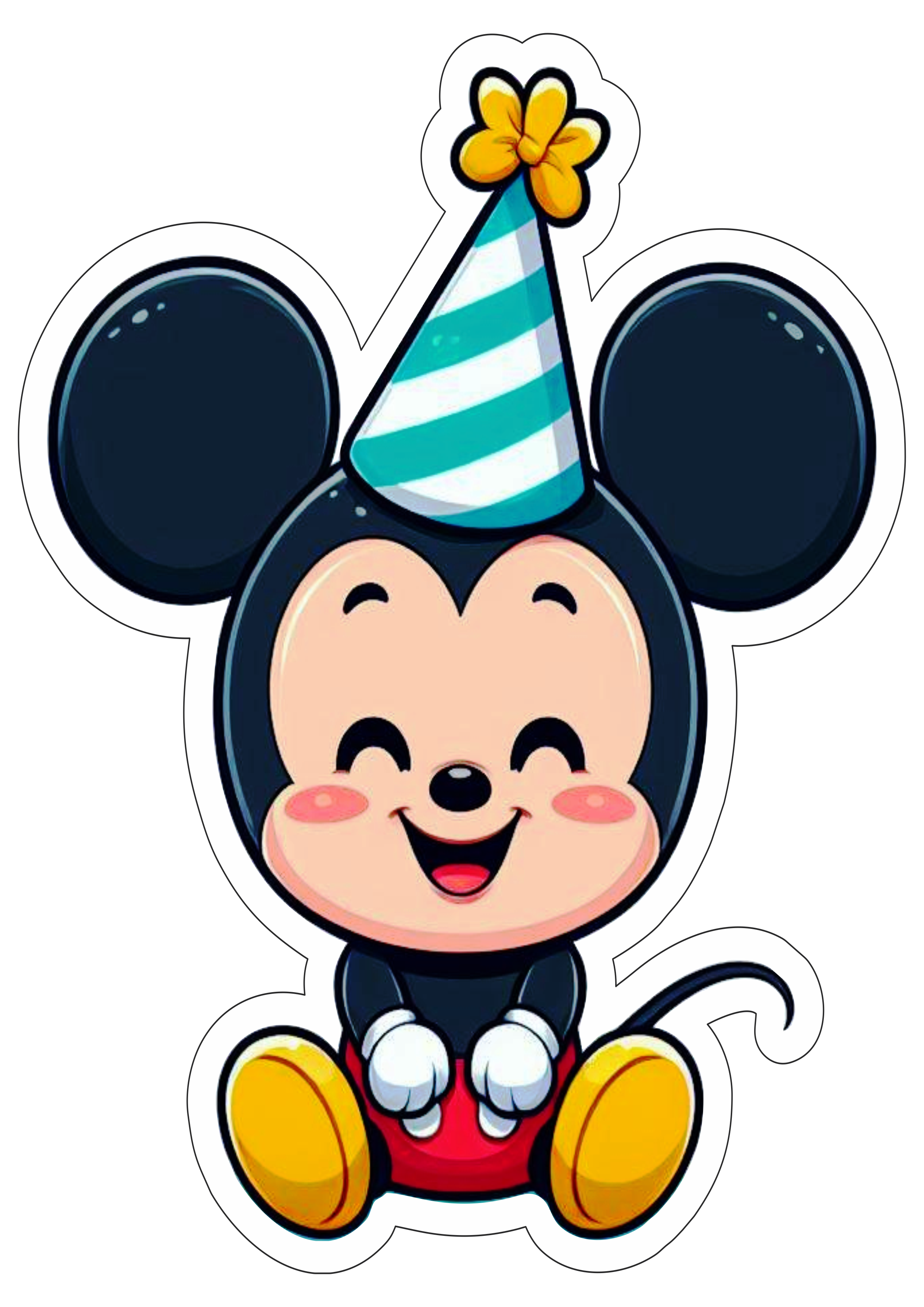 Decoração de aniversário Mickey Mouse Disney festa infantil baby png