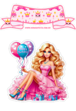 horadafesta-princesa-barbie-topo-de-bolo