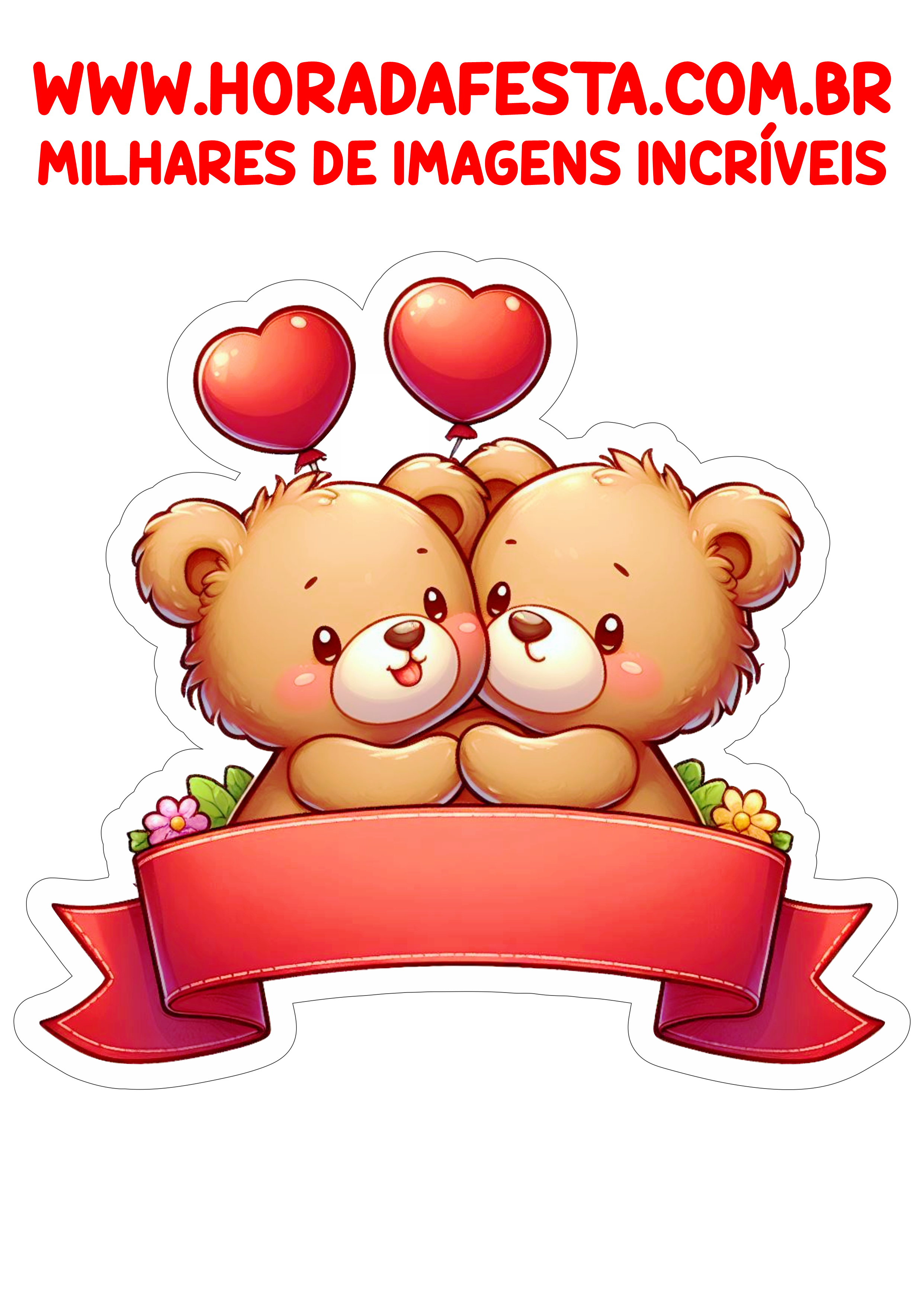 12 de junho dia dos namorados topo de bolo para imprimir ursinho fofinhos apaixonados artes gráficas para designers artesanato png