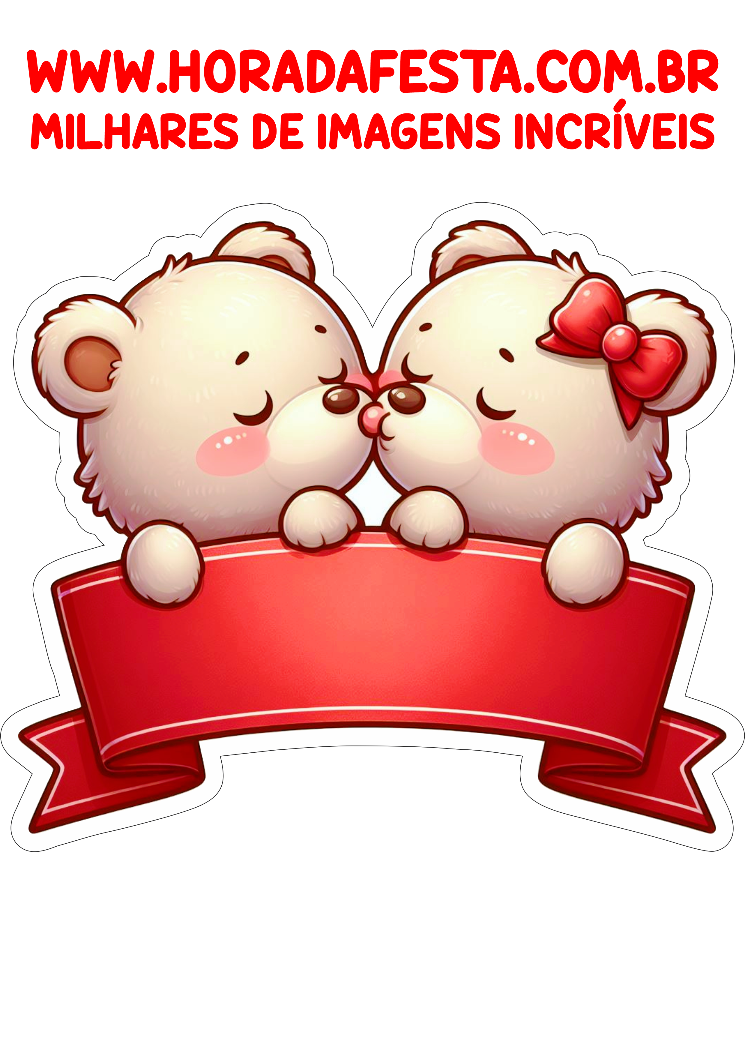 12 de junho dia dos namorados topo de bolo para imprimir ursinho fofinhos apaixonados artes gráficas png
