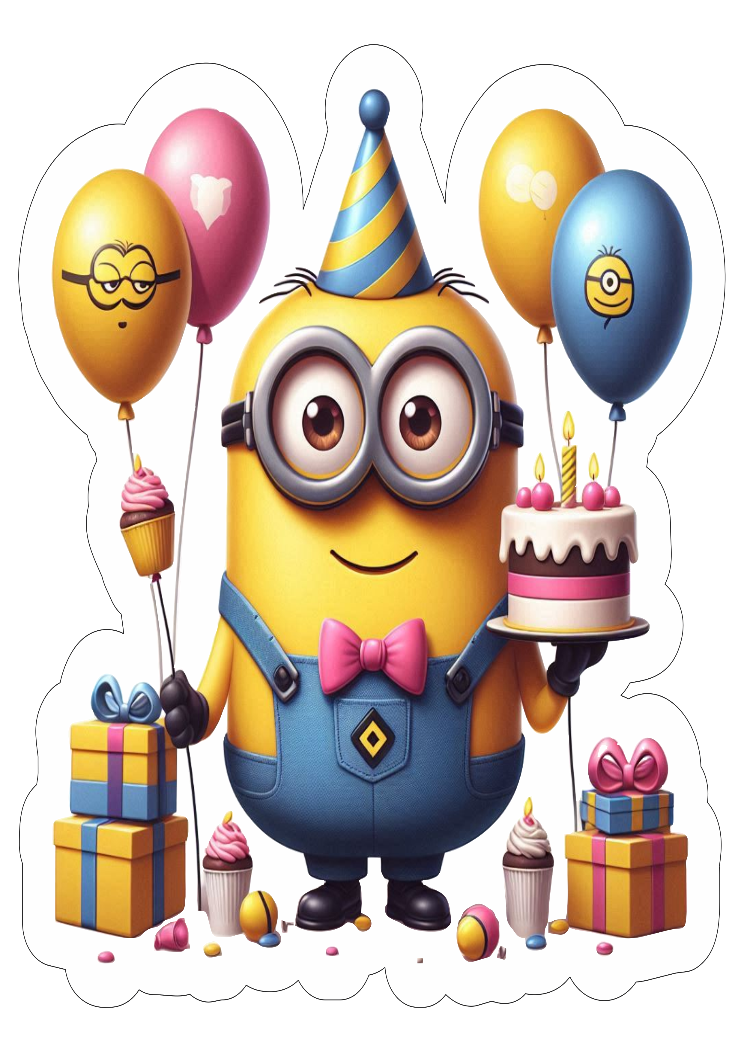 Meu malvado favorito imagens para decoração de aniversário minions png