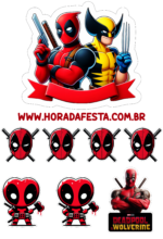 topo de bolo deadpool aniversário5