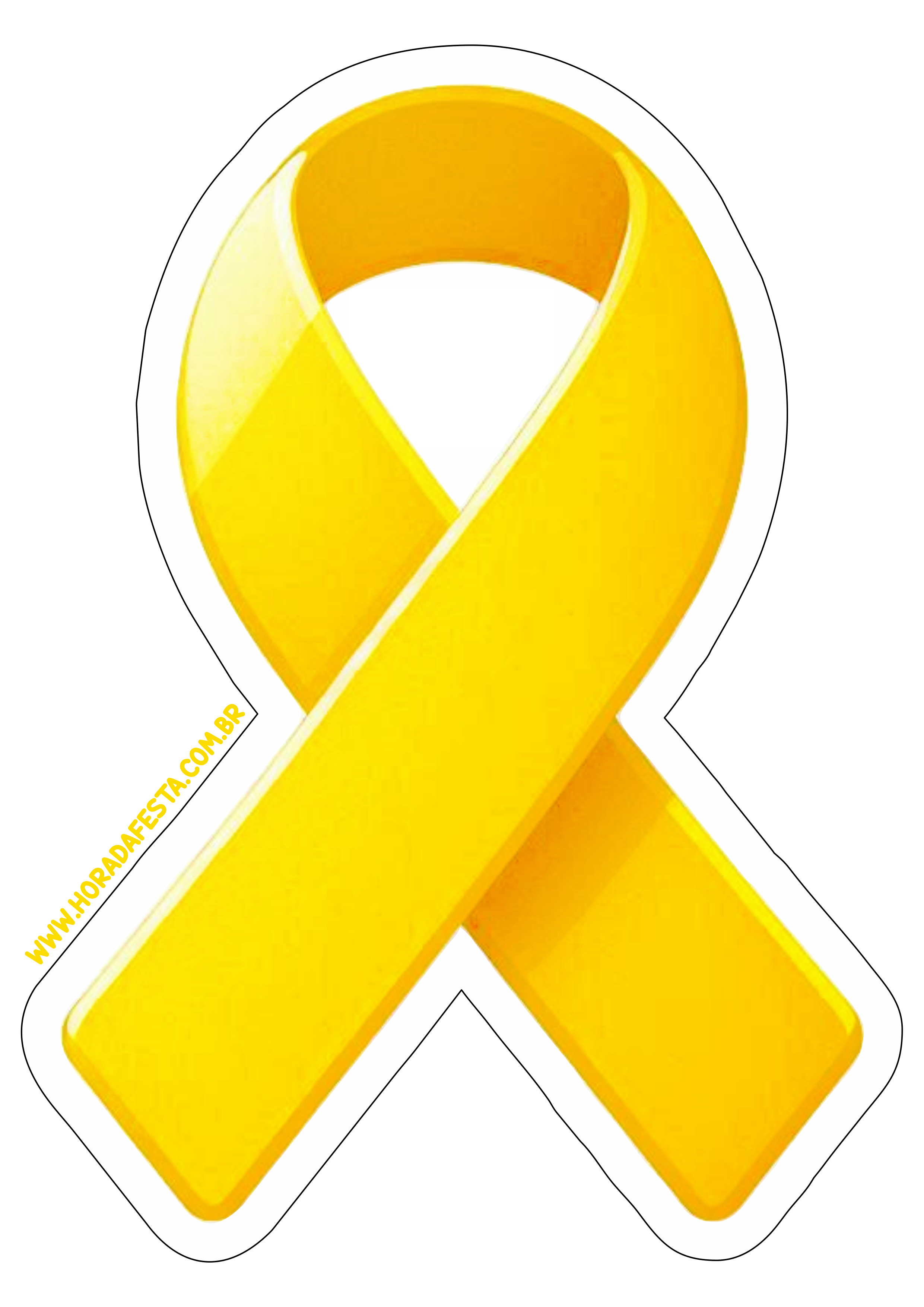 Setembro Amarelo mês de conscientização adesivos tag sticker png