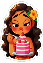 Moana desenho fofinho decoração de aniversário1