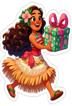 Moana desenho fofinho decoração de aniversário11