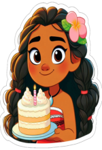 Moana desenho fofinho decoração de aniversário6