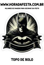 batman topo de bolo aniversário decoração