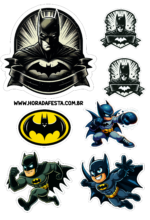 batman topo de bolo aniversário decoração1