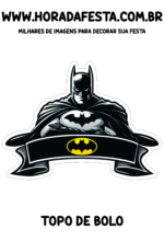 batman topo de bolo aniversário decoração4