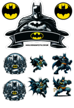 batman topo de bolo aniversário decoração5