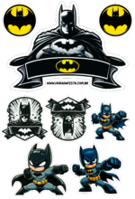 batman topo de bolo aniversário decoração6