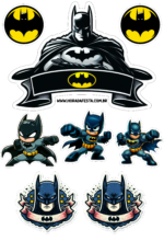 batman topo de bolo aniversário decoração7