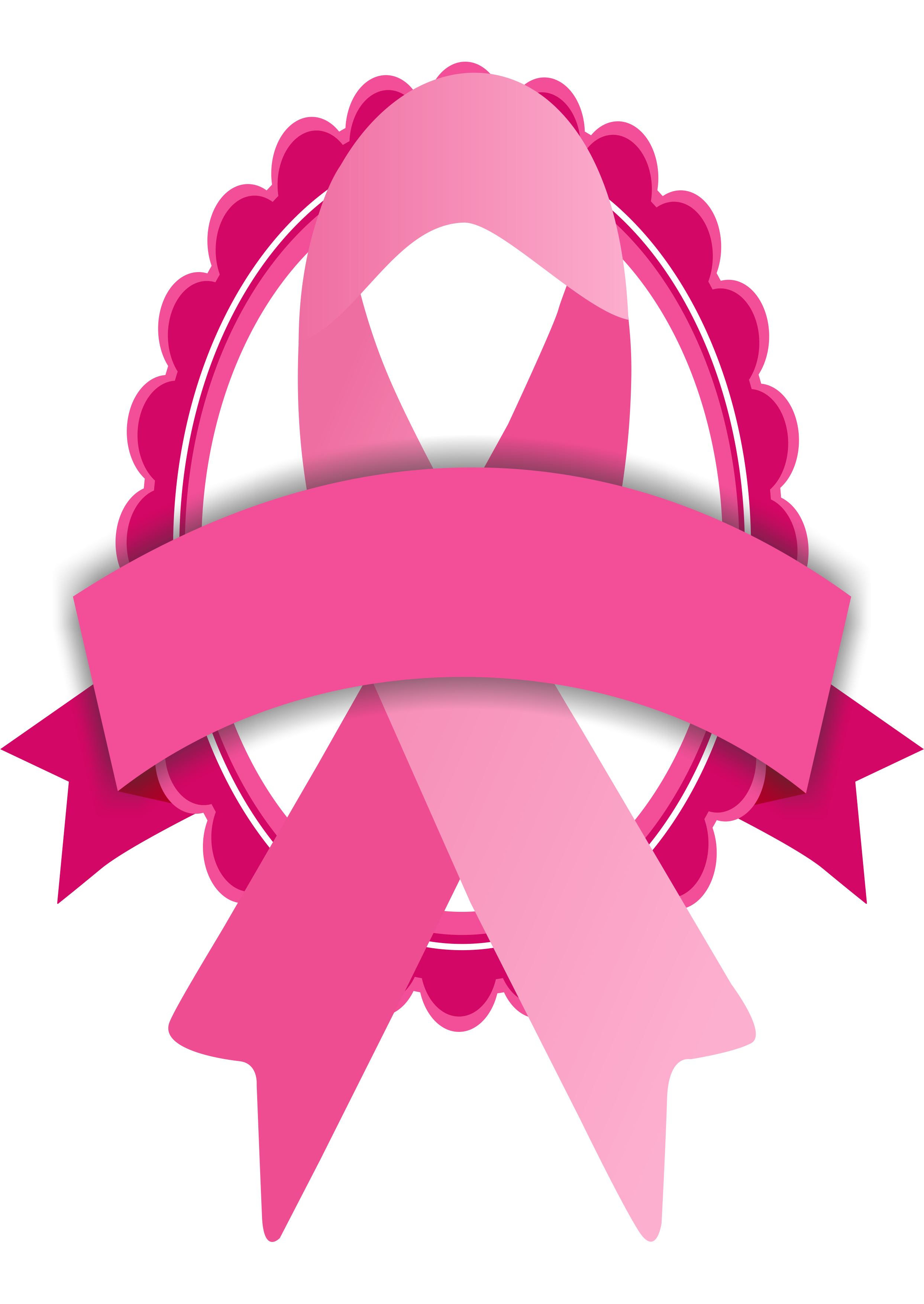 logo rosa com lacinho vetor png