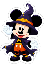 mickey mouse com fantasia de halloween decoração2