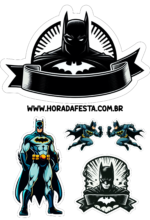 batman topo de bolo aniversário decoração10