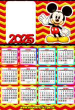 calendário 2025 Mickey Mouse3