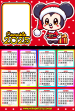 calendário 2025 Mickey Mouse5